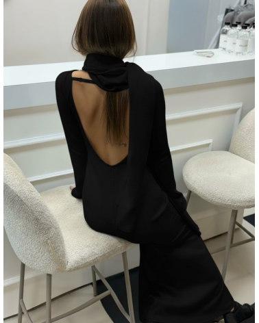 CZARNA SUKIENKA MAXI ICONIC DRESS BELLUCI