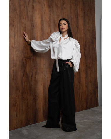 BLUZKA VELVET ROSE BELLUCI WHITE BIAŁA