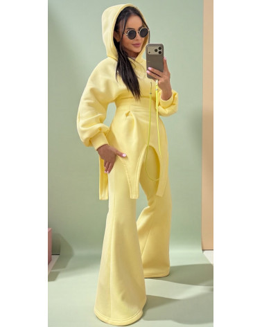 STYLOWY DRES DAMSKI ŻÓŁTY SLAY