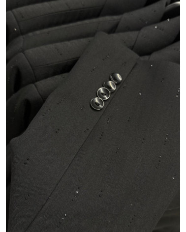 CZARNA MARYNARKA BLING EMO