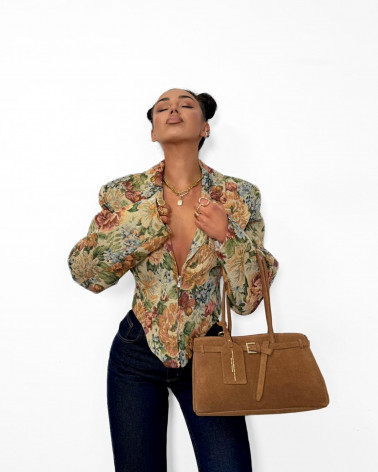 KRÓTKA MARYNARKA ROSALIA LA MILLA Z SUWAKIEM MULTICOLOR NIEBIESKI