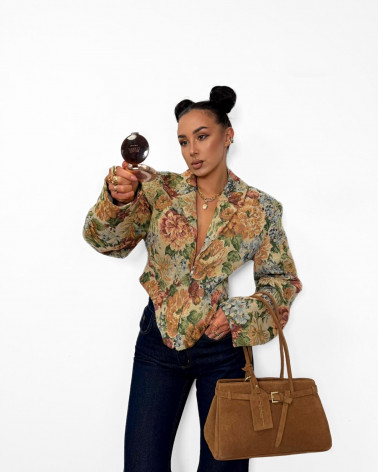 KRÓTKA MARYNARKA ROSALIA LA MILLA Z SUWAKIEM MULTICOLOR NIEBIESKI