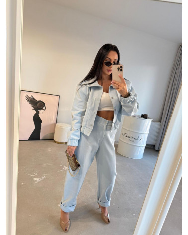 SPODNIE BABY BLUE LEPARI