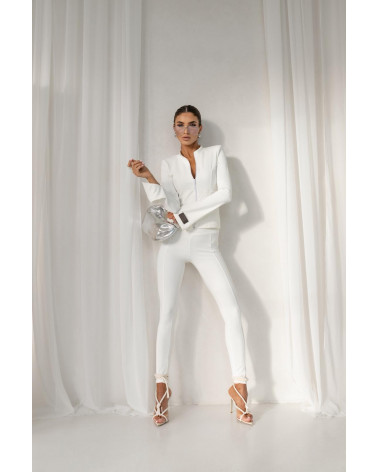 SET SPORTOWY LE PARI ECRU ŚMIETANKA