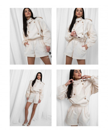 WANILIOWY TRENCZ DAMSKI BELLUCI