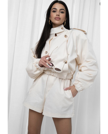 WANILIOWY TRENCZ DAMSKI BELLUCI