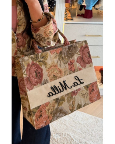 TOREBKA ROSALIA LA MILLA CZARNE LOGO