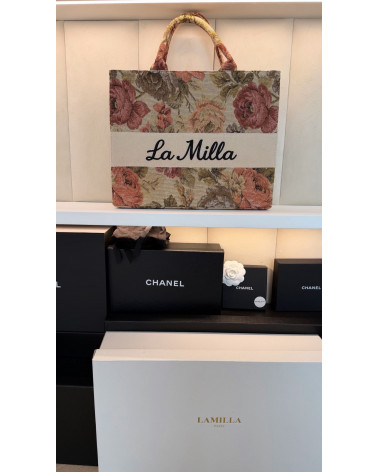 TOREBKA ROSALIA LA MILLA CZARNE LOGO