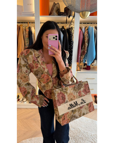 TOREBKA ROSALIA LA MILLA CZARNE LOGO