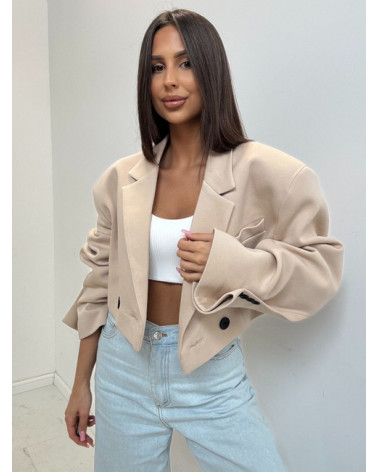 DAMSKA MARYNARKA DENVER EMO BEŻ