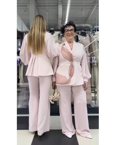 GARNITUR DAMSKI VINCI FALA LILIA/RÓŻ