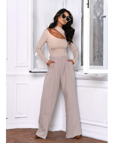SPODNIE STREETSTYLE BELLUCI BEIGE BEŻ